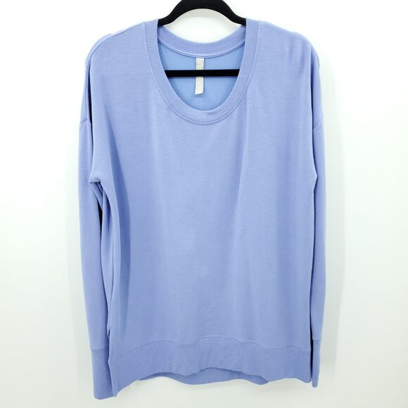 Athleta Coaster Luxe Sweatshirt MT Serendipity Blue/Periwinkle - Picture 2 of 15